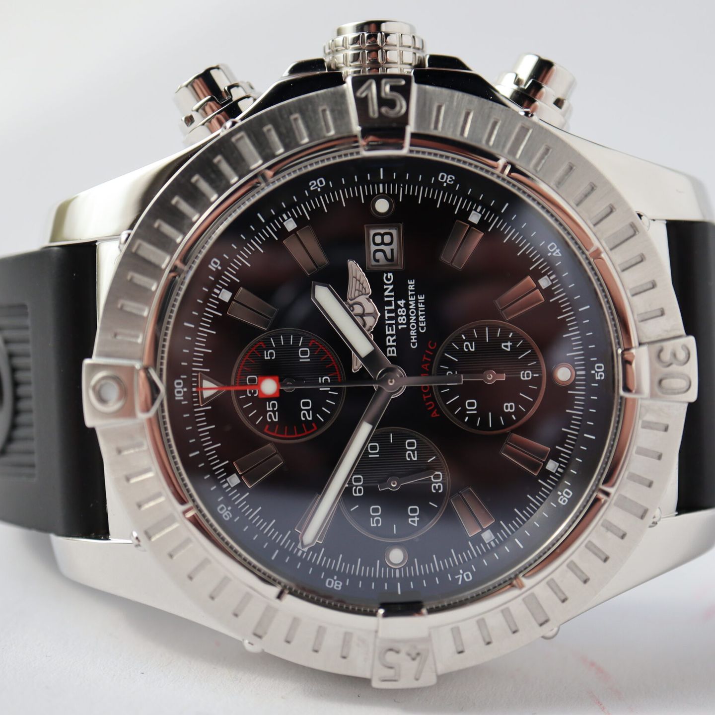 Breitling Super Avenger A13370 (2009) - 48mm Staal (2/8)