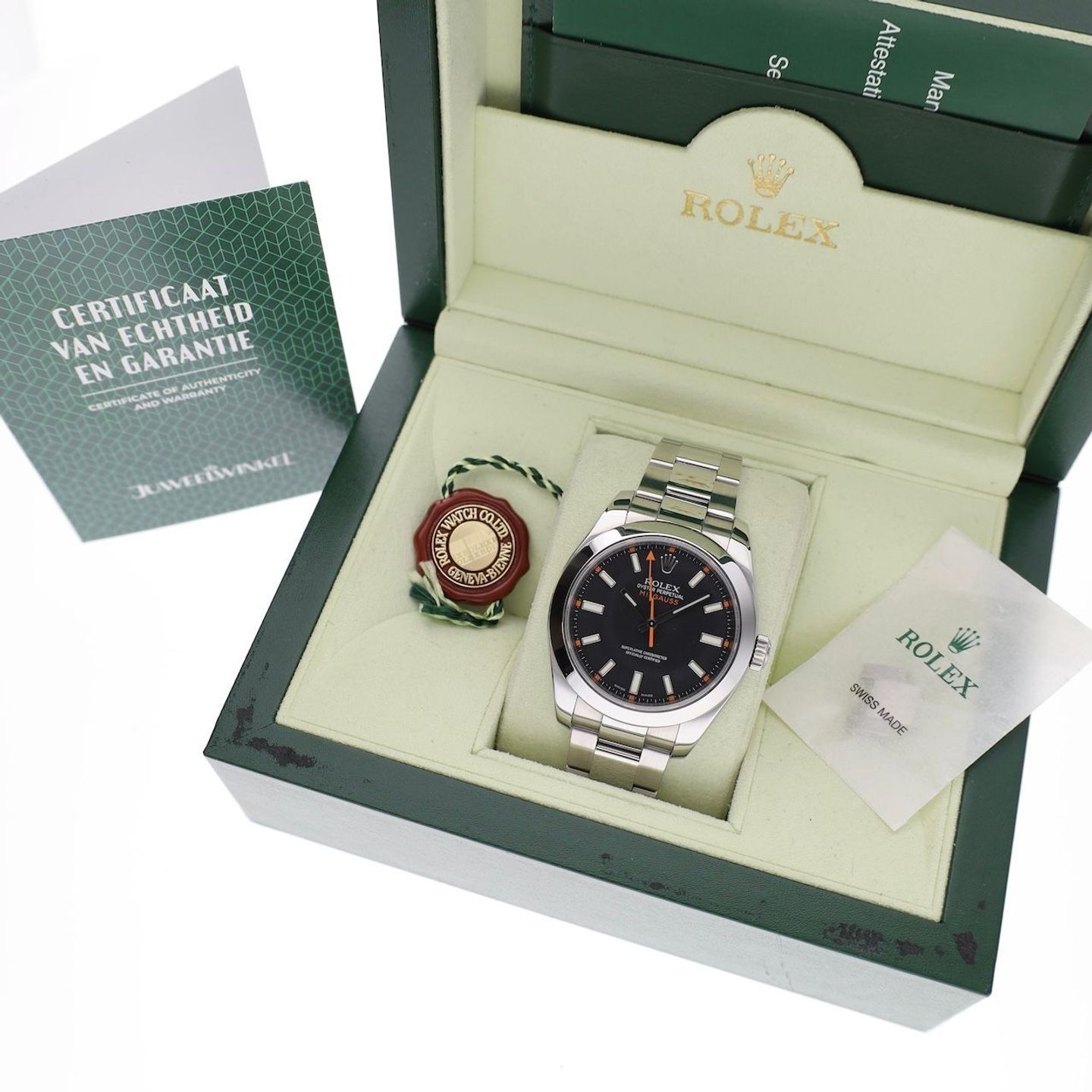 Rolex Milgauss 116400 (2008) - 40 mm Steel case (2/8)