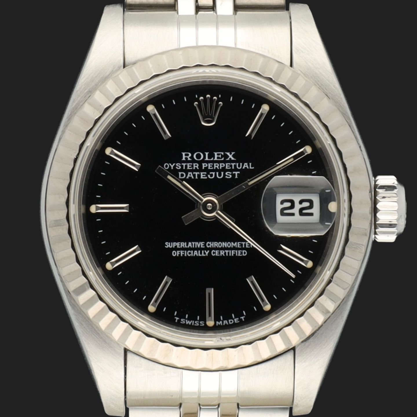 Rolex Lady-Datejust 69174 (1997) - 26mm Staal (2/8)