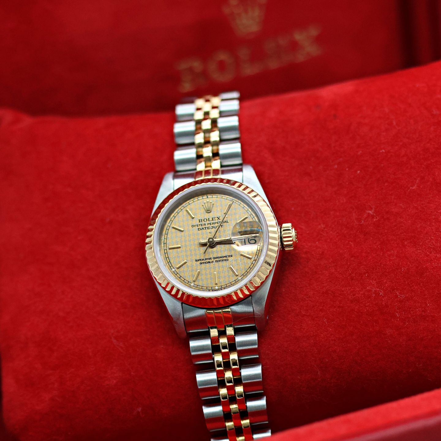 Rolex Lady-Datejust 69173 (Onbekend (willekeurig serienummer)) - 26mm Goud/Staal (1/8)