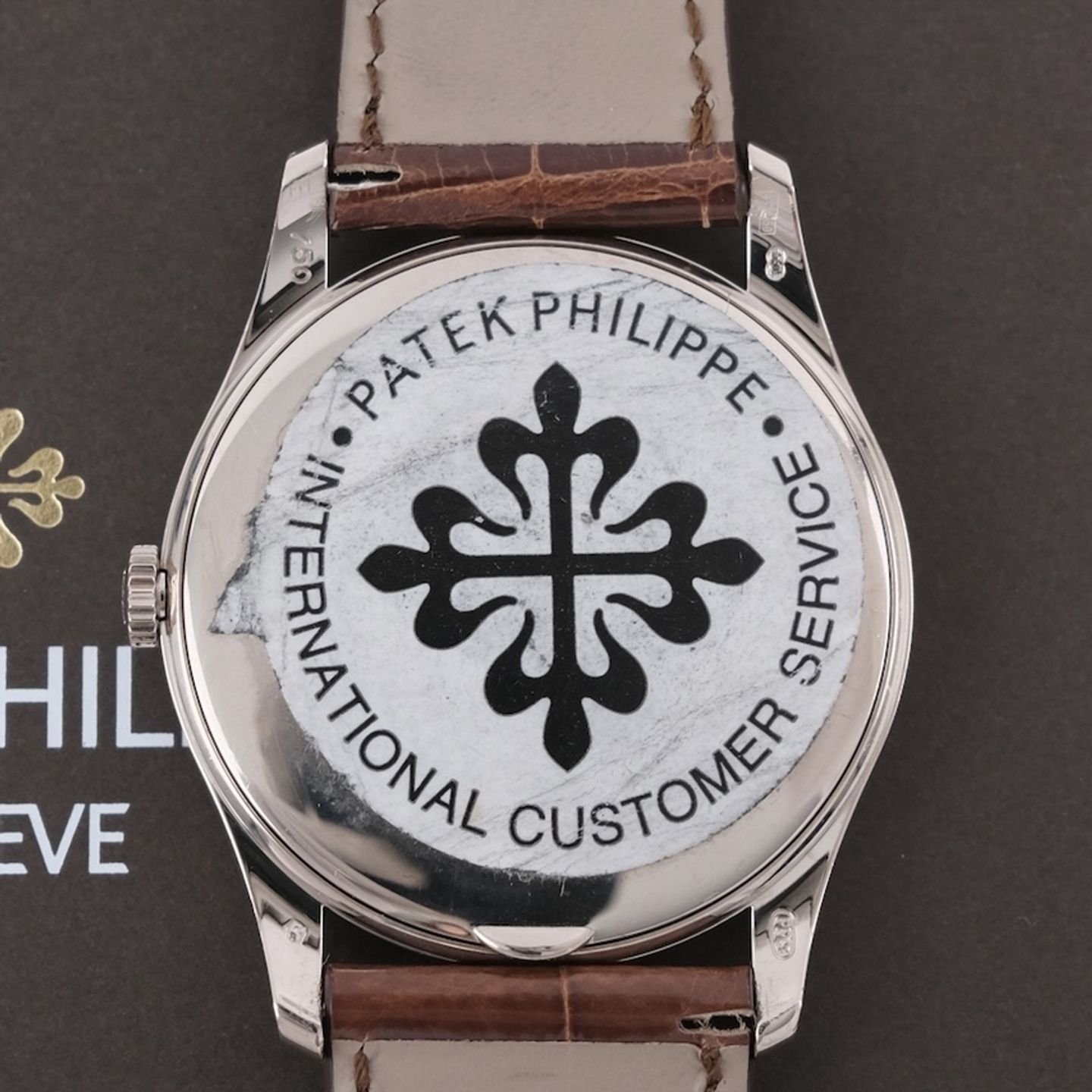 Patek Philippe Calatrava 5196G-001 (2007) - 37mm Witgoud (7/8)