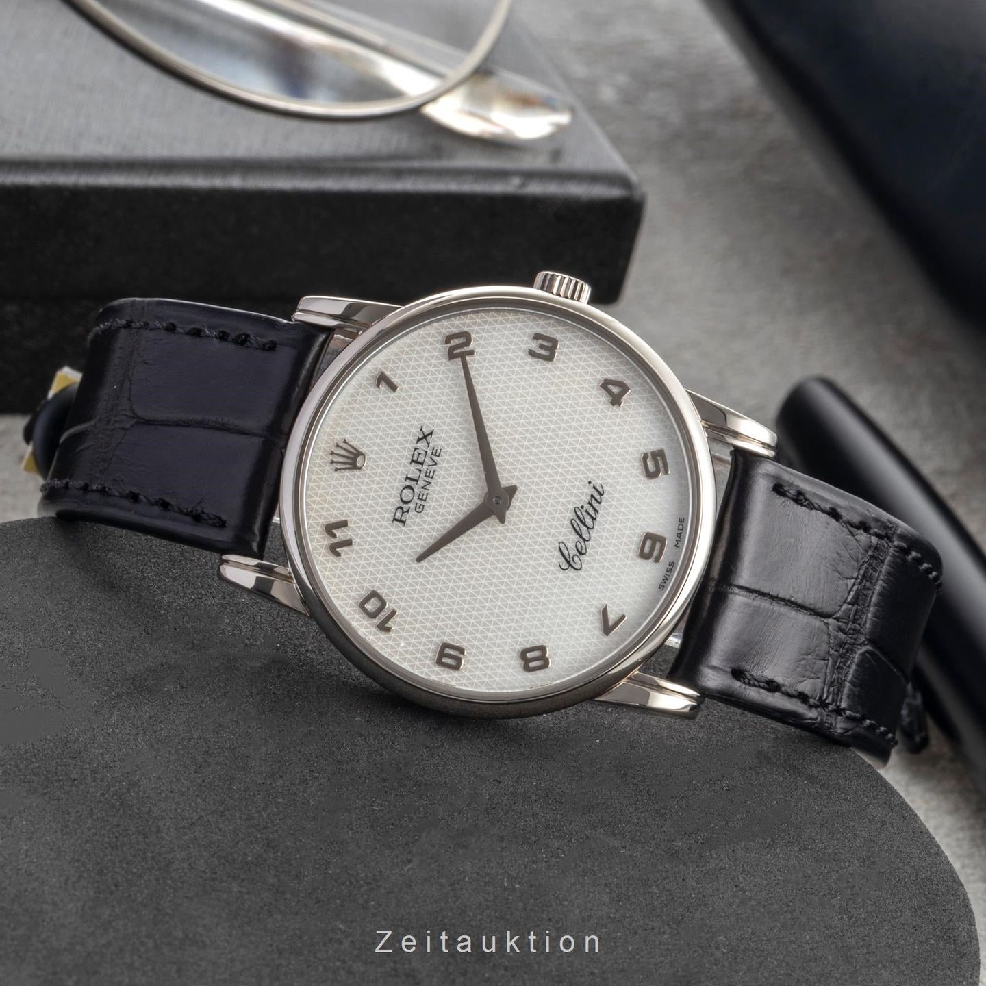 Rolex Cellini 5116 (2001) - Wit wijzerplaat 32mm Witgoud (2/8)