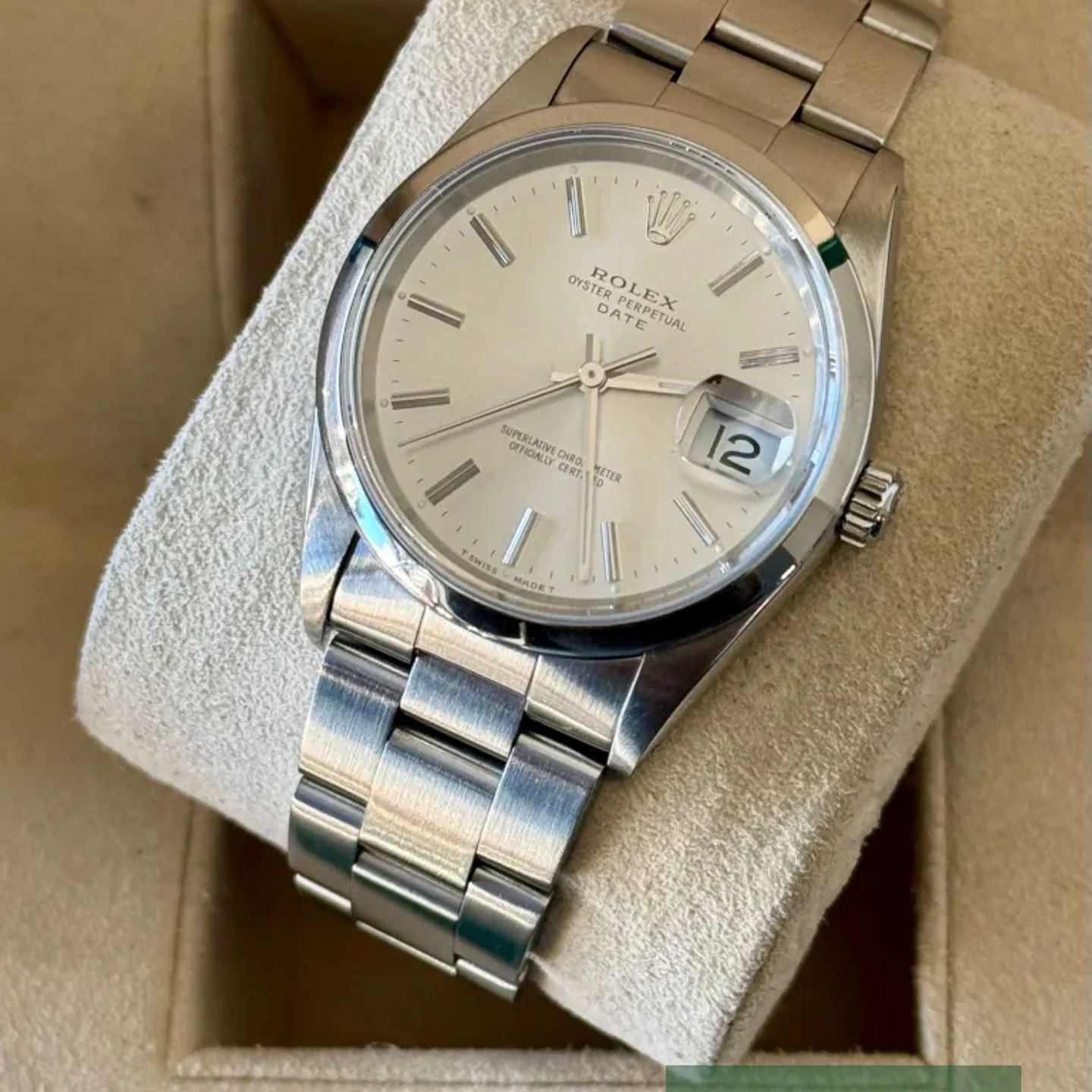 Rolex Oyster Perpetual Date 15200 (1991) - 34 mm Steel case (3/7)