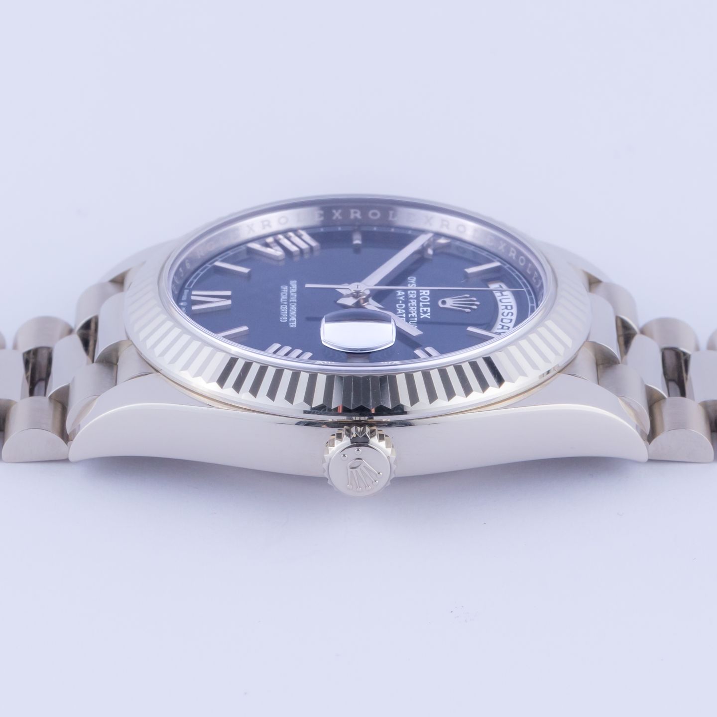 Rolex Day-Date 40 228239 (2022) - Blue dial 40 mm White Gold case (6/8)