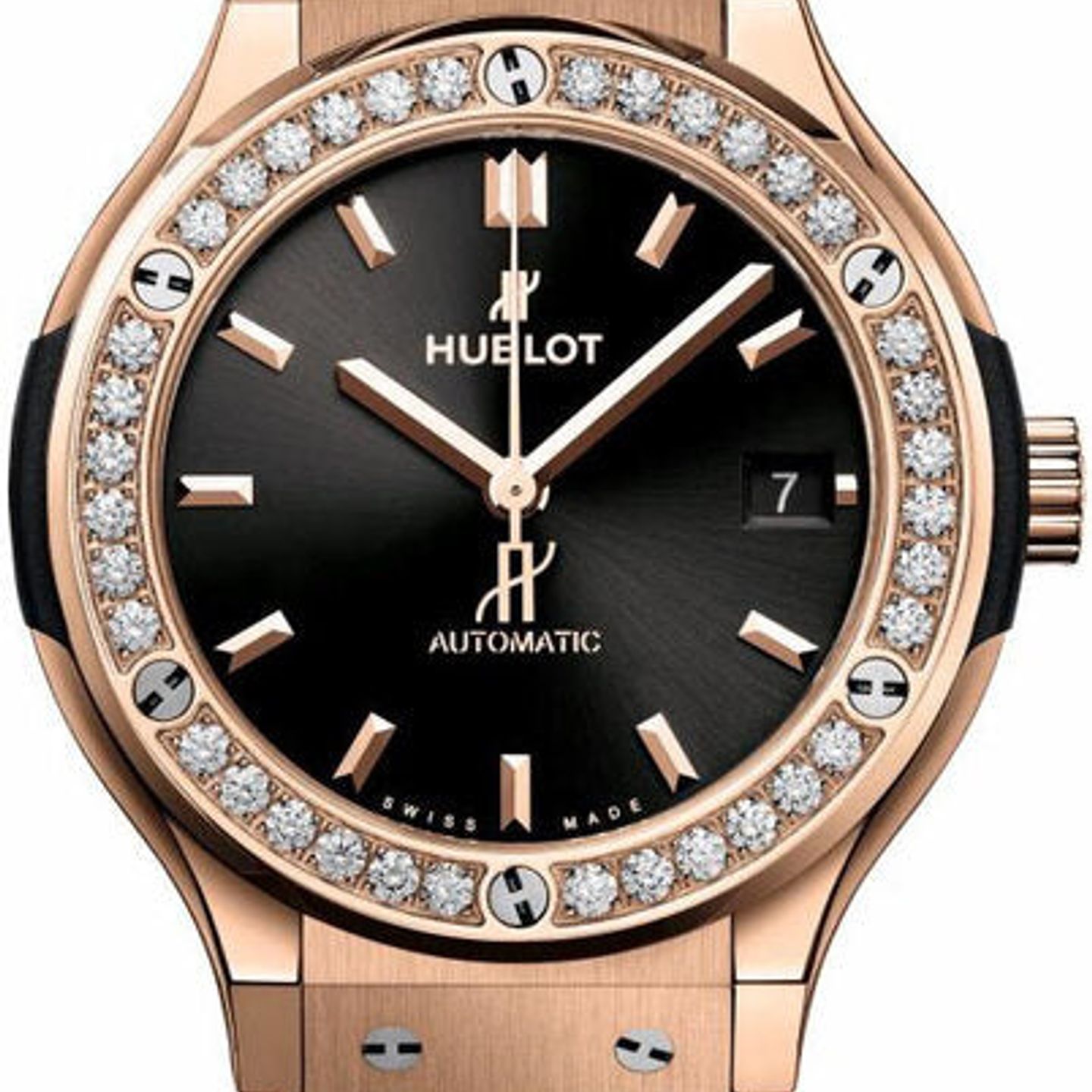 Hublot Classic Fusion 565.OX.1480.RX.1204 (2026) - Zwart wijzerplaat 38mm Roségoud (1/1)