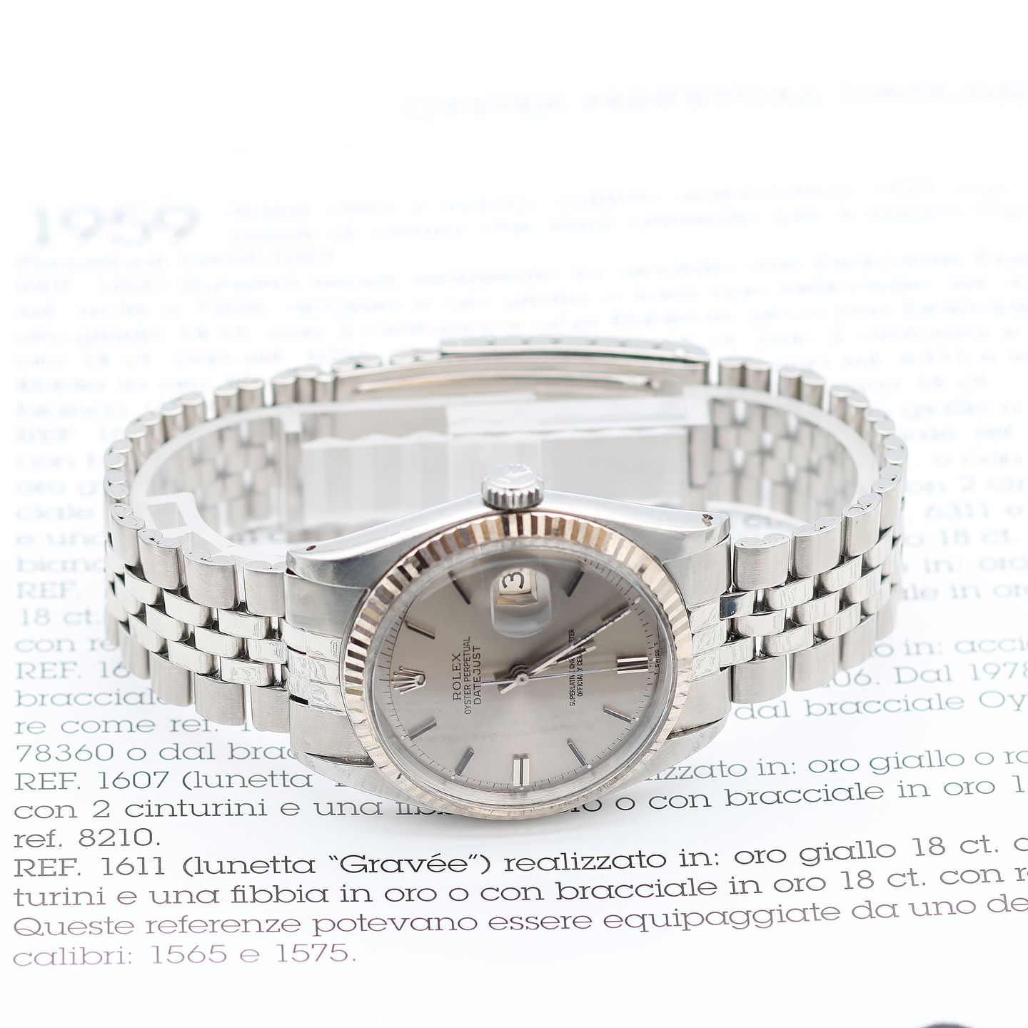Rolex Datejust 1601 (Unknown (random serial)) - 36 mm Steel case (3/8)