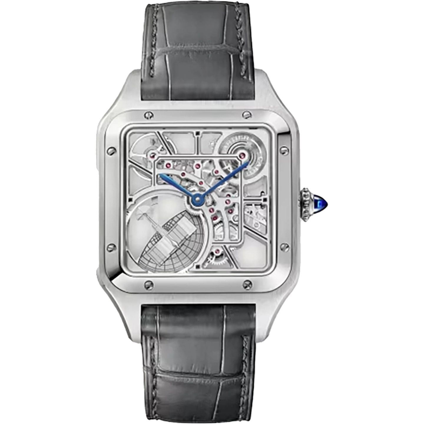 Cartier Santos Dumont WHSA0032 (2026) - Transparant wijzerplaat 31mm Staal (1/1)