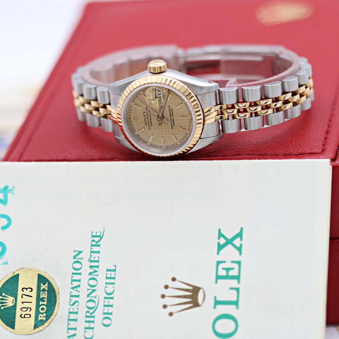 Rolex Lady-Datejust 69173 (Onbekend (willekeurig serienummer)) - 26mm Goud/Staal (6/8)