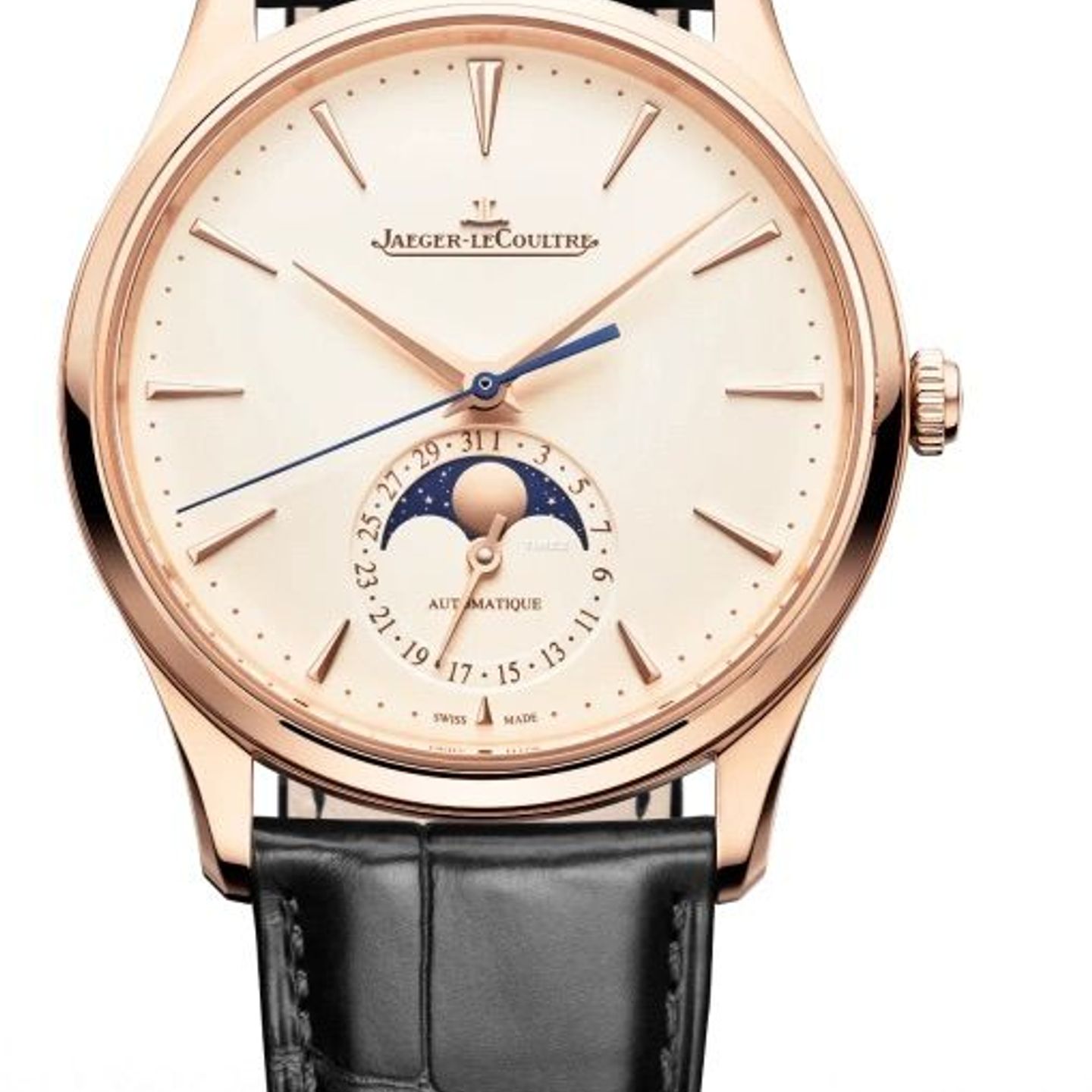 Jaeger-LeCoultre Master Ultra Thin Moon Q1362511 (2024) - Wit wijzerplaat 39mm Roségoud (1/1)