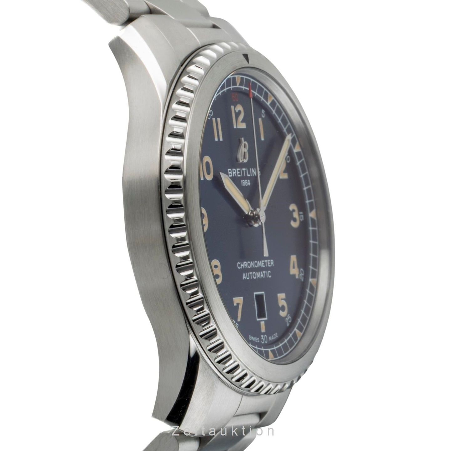 Breitling Aviator 8 A17315101C1A1 (Unknown (random serial)) - Blue dial 41 mm Steel case (6/8)