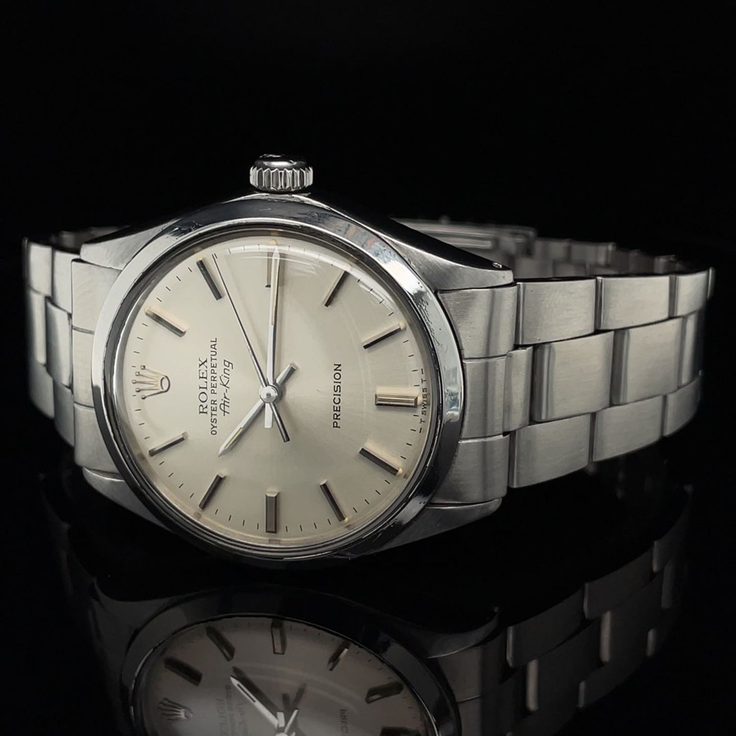 Rolex Air-King 5500 (1970) - 34 mm Steel case (5/8)