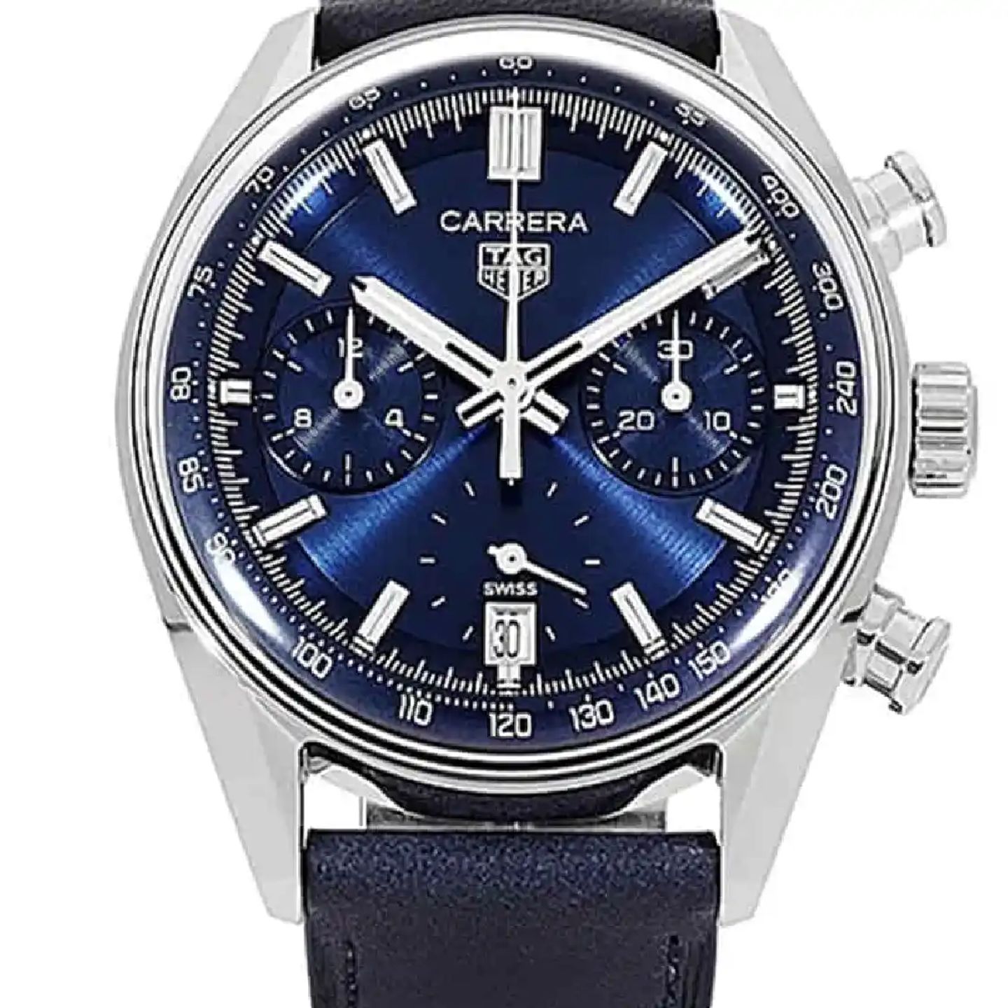 TAG Heuer Carrera CBS2212.FC6535 (2025) - Blauw wijzerplaat 39mm Staal (1/3)