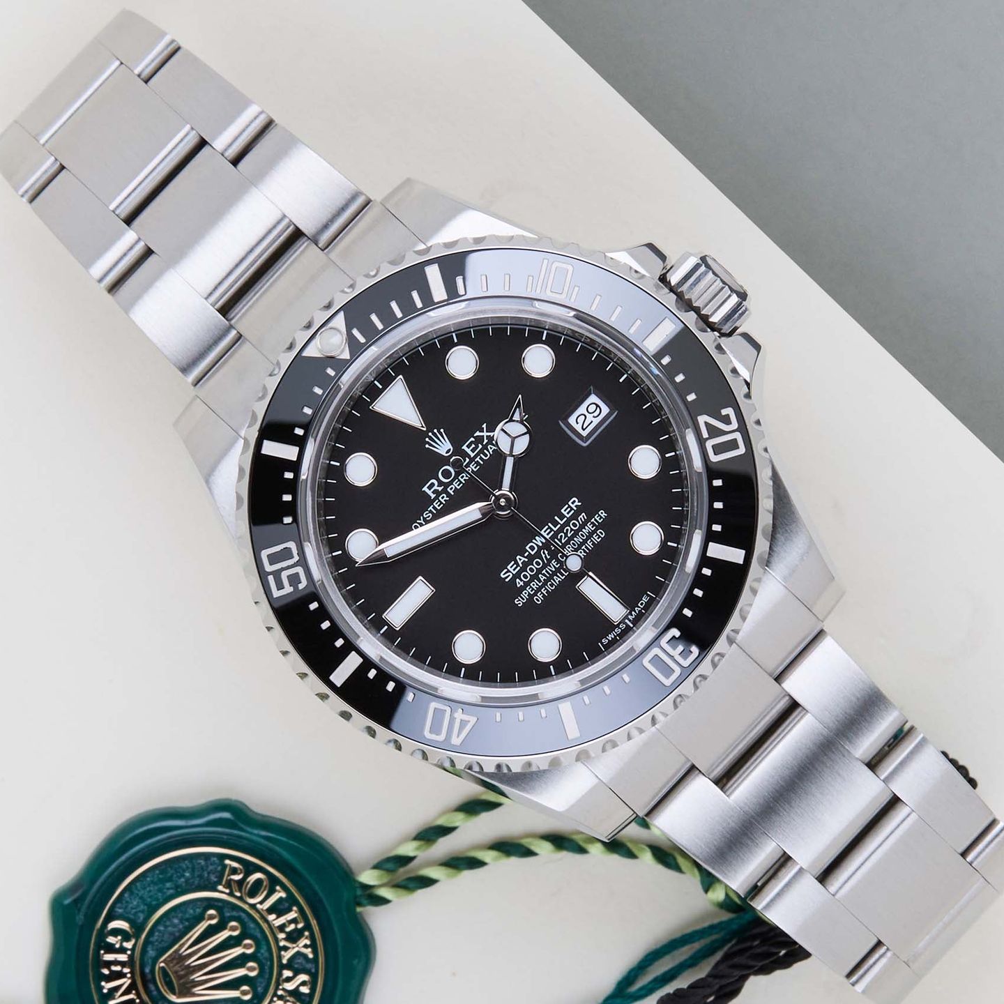 Rolex Sea-Dweller 4000 116600 (2017) - Zwart wijzerplaat 40mm Staal (1/8)
