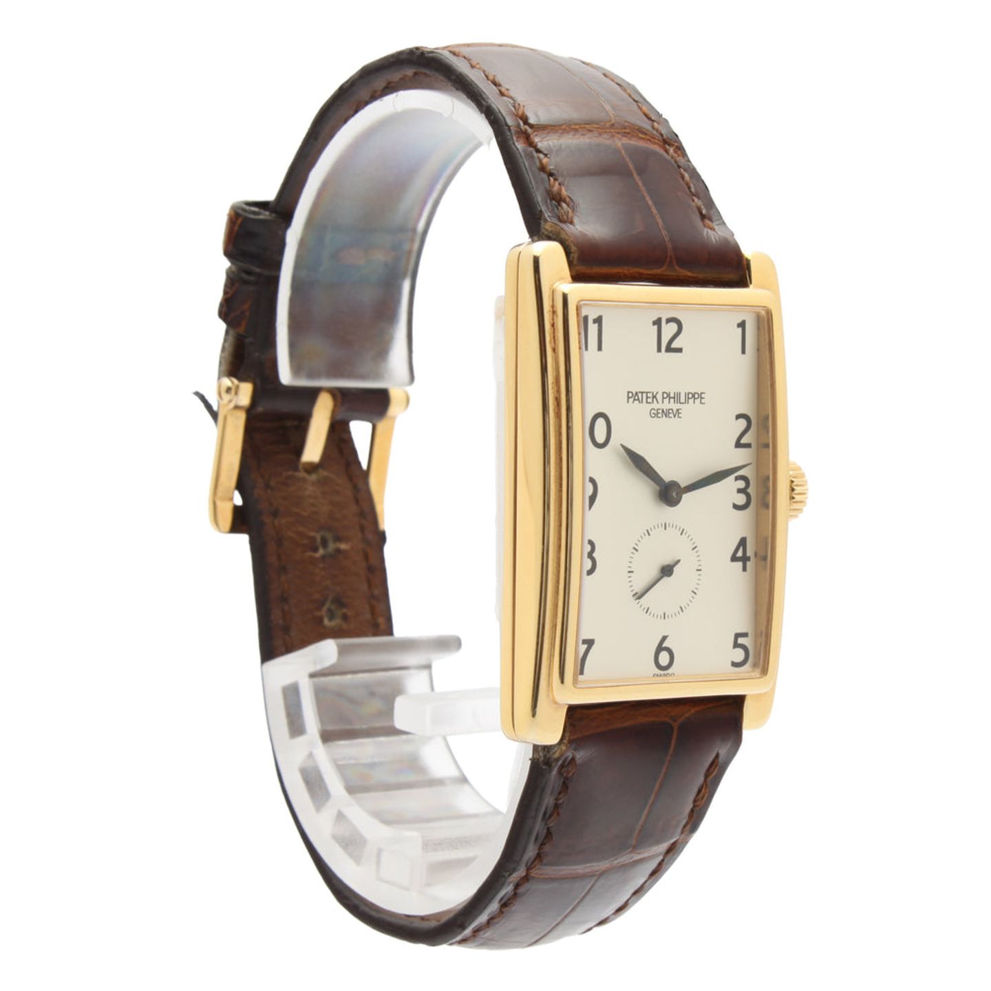 Patek Philippe Gondolo 5009 (Unknown (random serial)) - Silver dial 25 mm Yellow Gold case (6/12)