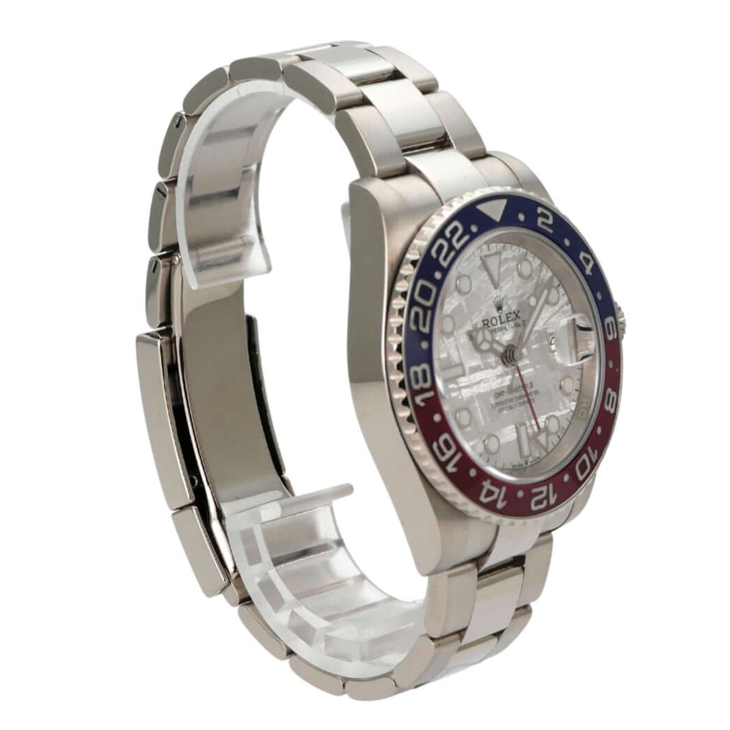 Rolex GMT-Master II 126719BLRO (2020) - Silver dial 40 mm White Gold case (4/8)