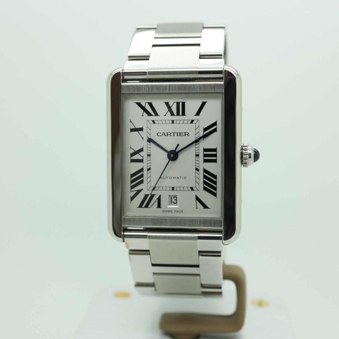 Cartier Tank Solo W5200028 (2014) - Silver dial 31 mm Steel case (4/7)