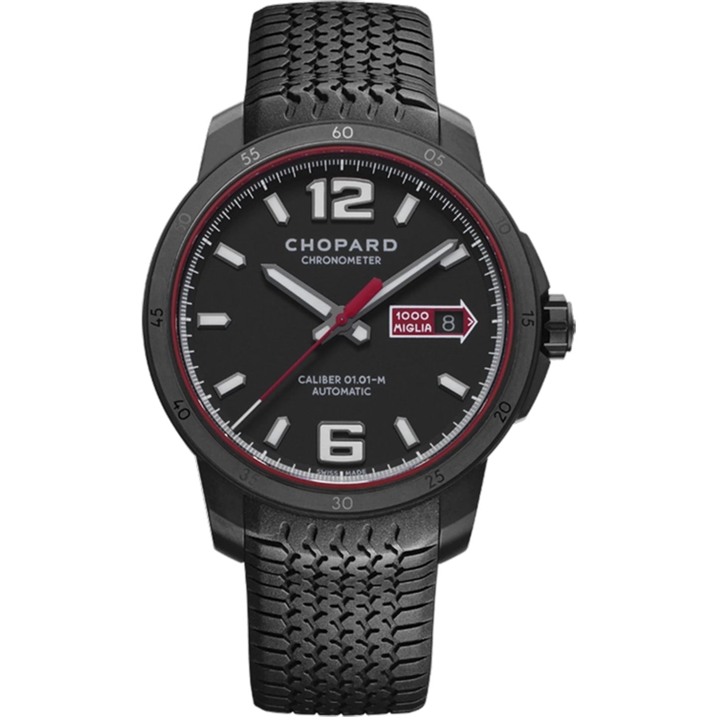 Chopard Mille Miglia 168565-3002 (2025) - Zwart wijzerplaat 43mm Staal (1/1)