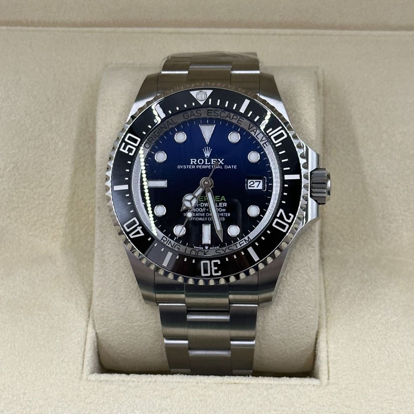 Rolex Sea-Dweller Deepsea 136660 (2023) - Blauw wijzerplaat 44mm Staal (5/8)