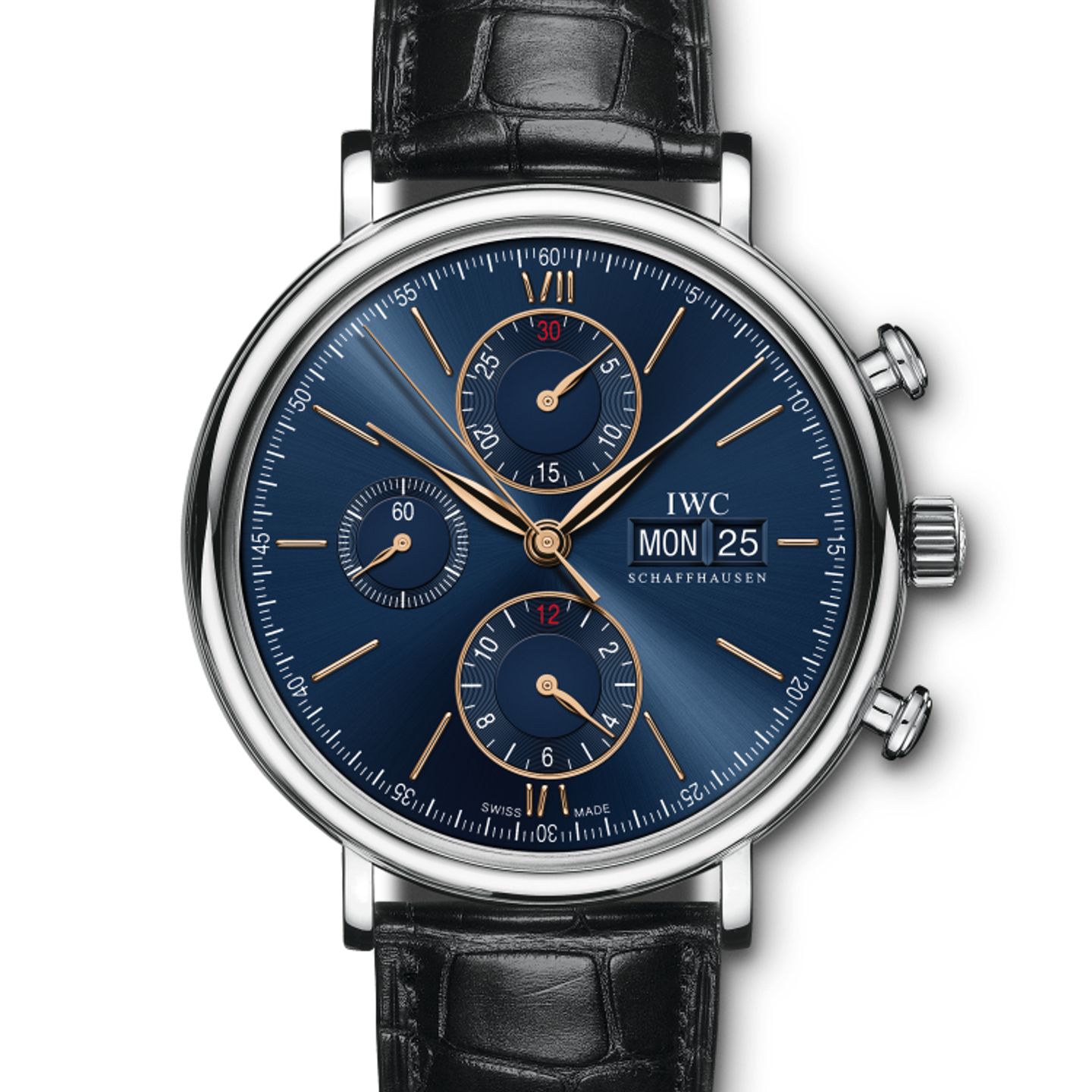 IWC Portofino Chronograph IW391036 (2024) - Zilver wijzerplaat 42mm Staal (1/1)