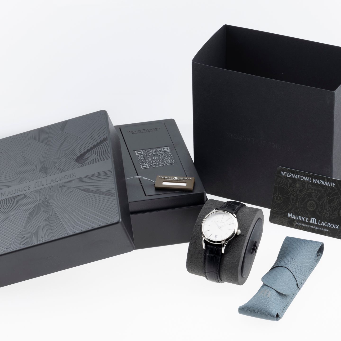 Maurice Lacroix Les Classiques Date LC1026-SS001-130 (Unknown (random serial)) - Silver dial 33 mm Steel case (8/8)