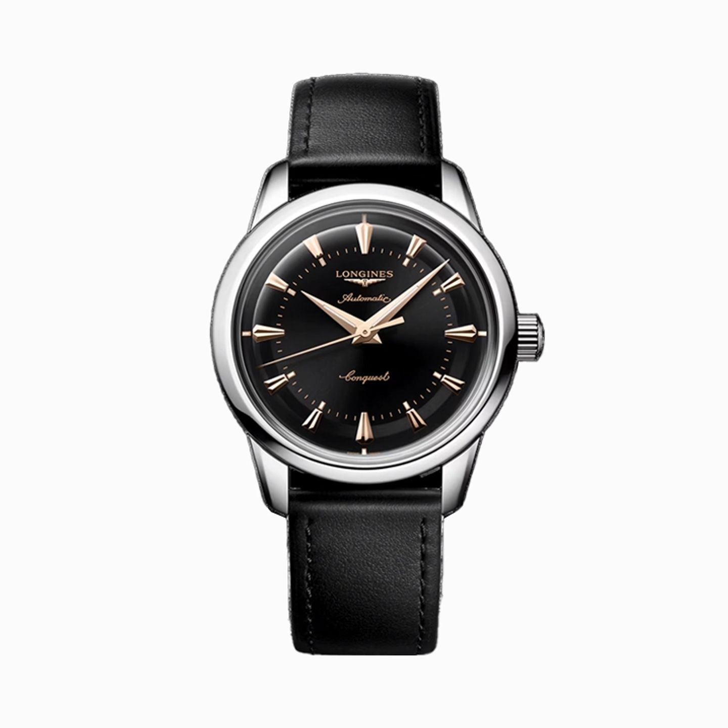 Longines Conquest Heritage L1.649.4.52.2 (2025) - Black dial 38 mm Steel case (1/1)