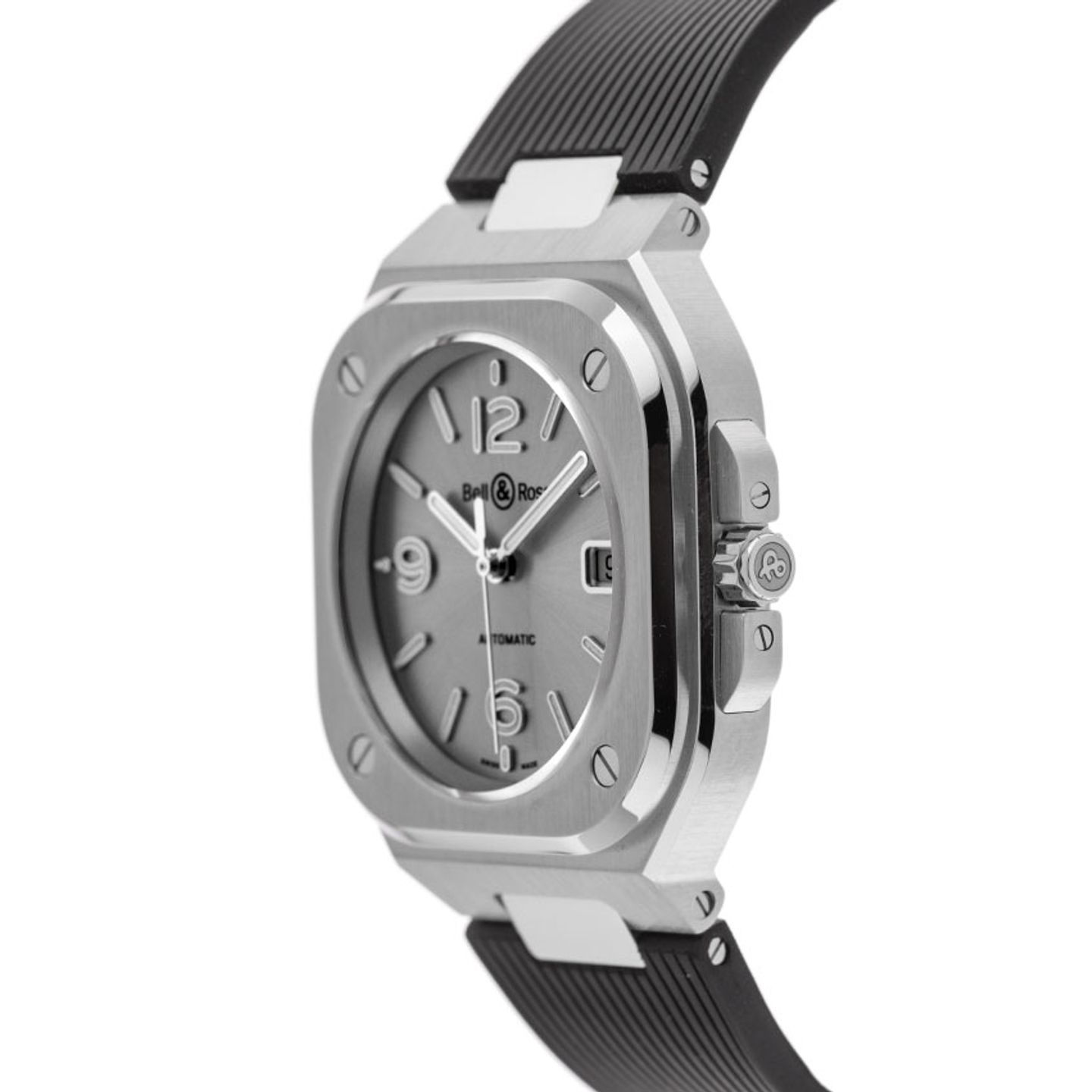 Bell & Ross BR 05 BR05A-GR-ST/SRB (2024) - Grey dial 41 mm Steel case (4/7)