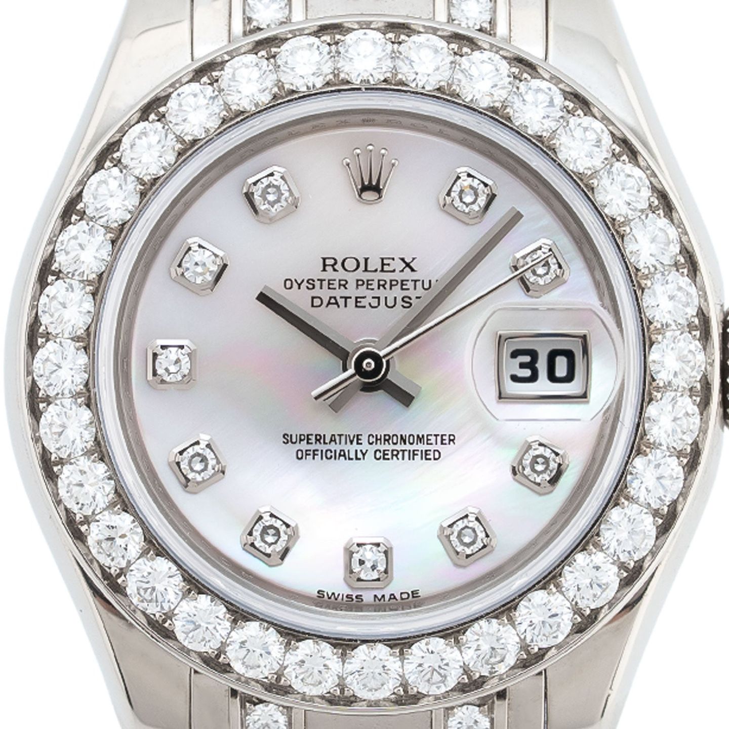 Rolex Lady-Datejust Pearlmaster 80299 (2007) - 29 mm White Gold case (2/6)