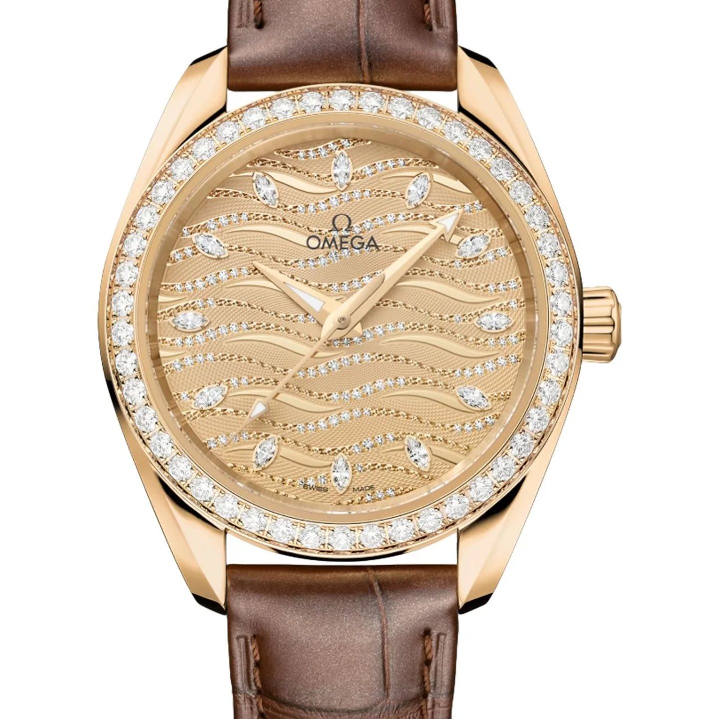 Omega Seamaster Aqua Terra 220.58.34.20.99.008 (2026) - Geel wijzerplaat 34mm Geelgoud (1/1)