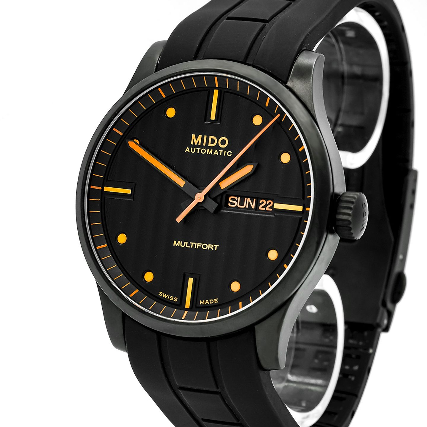 Mido Multifort M005.430.37.051.02 (2011) - Black dial 42 mm Steel case (1/5)