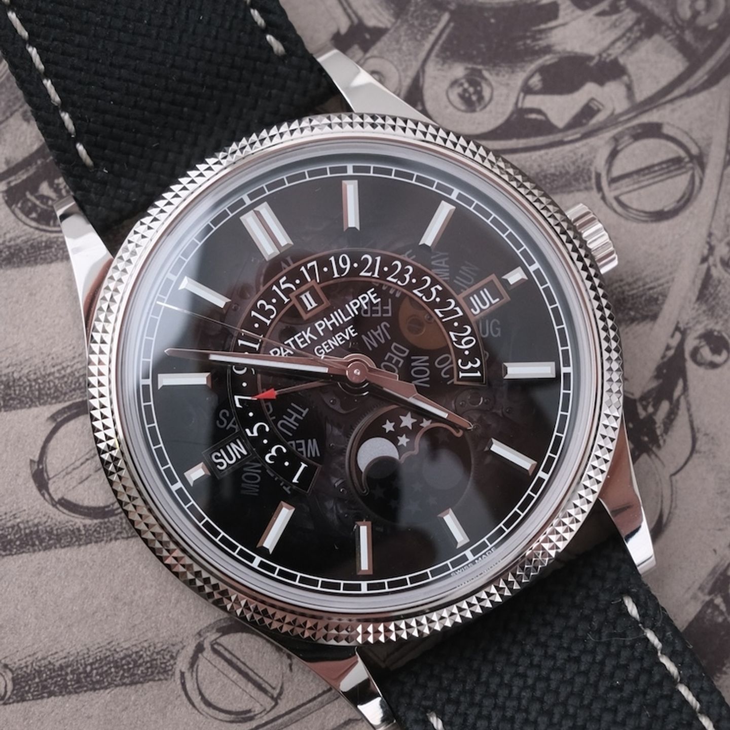 Patek Philippe Grand Complications 6159G-001 (2025) - Grijs wijzerplaat 40mm Witgoud (2/8)