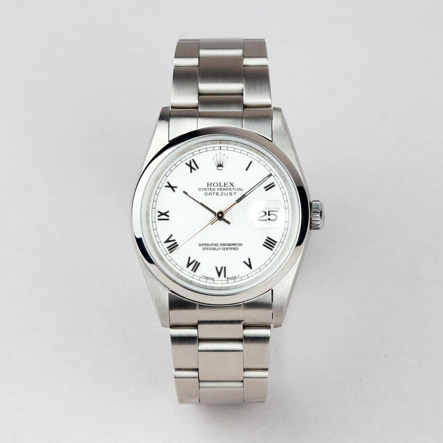 Rolex Datejust 36 16200 (1995) - 36mm Staal (1/7)