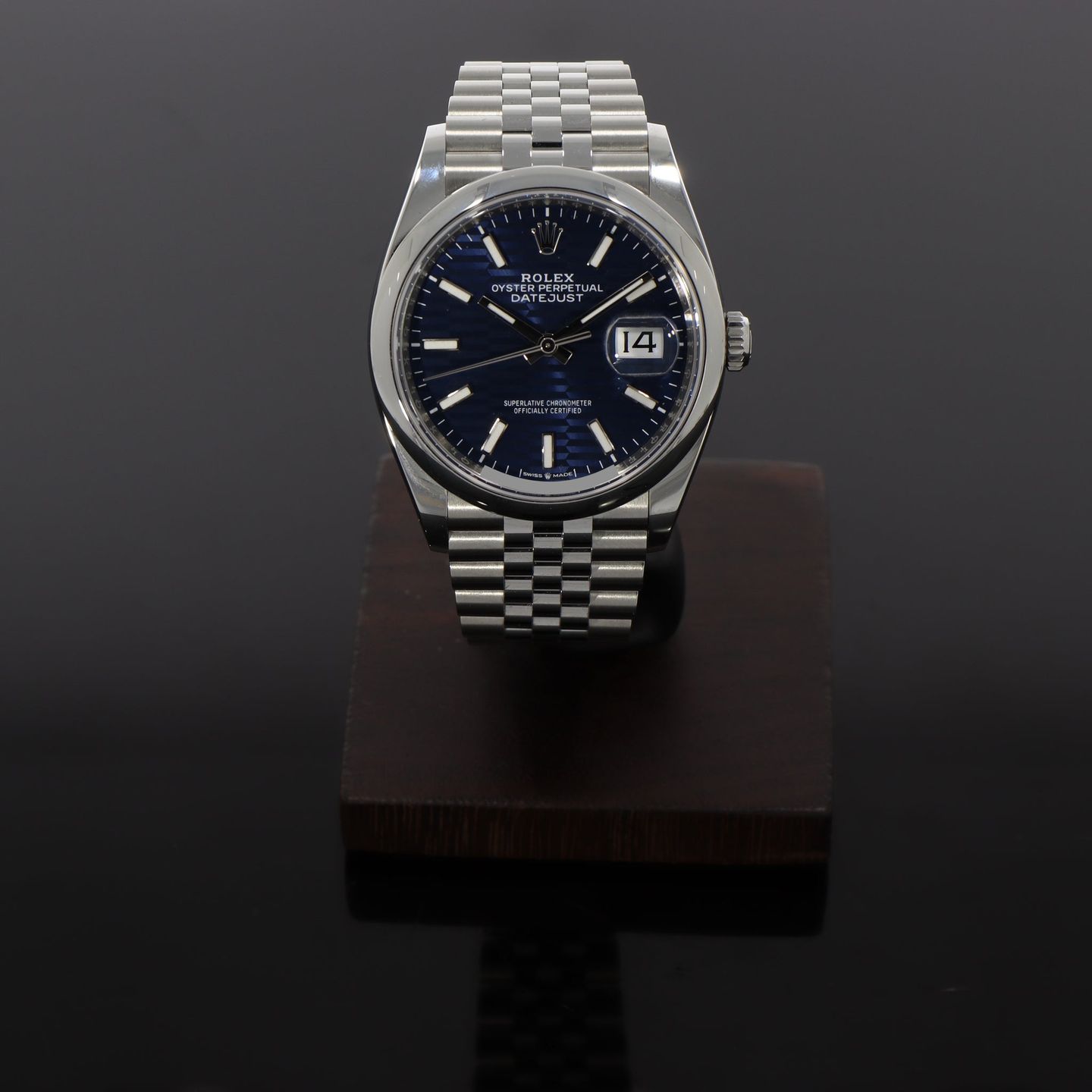 Rolex Datejust 36 126200 (2023) - Blue dial 36 mm Steel case (2/8)