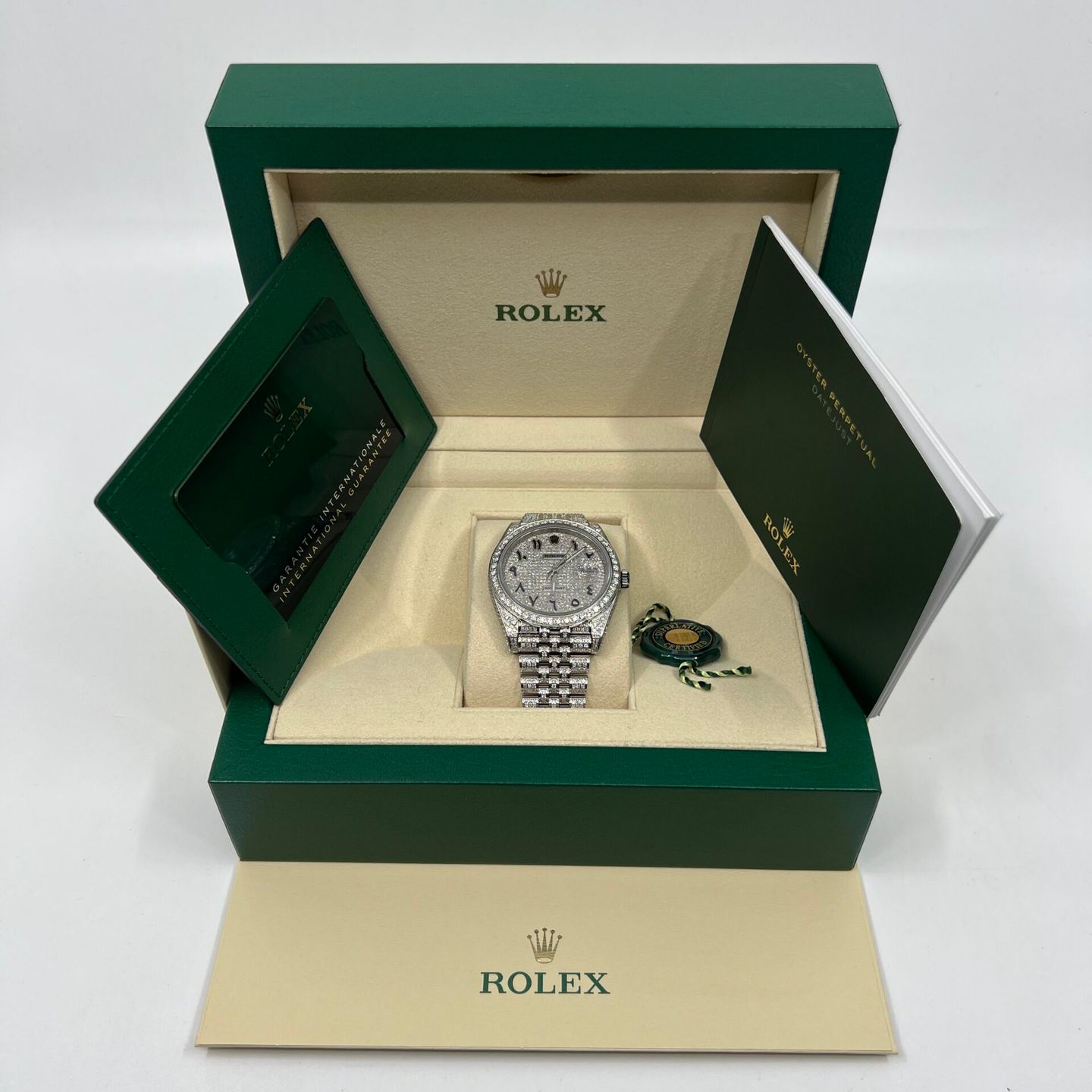 Rolex Datejust 41 126300 (2021) - Diamant wijzerplaat 41mm Staal (4/8)