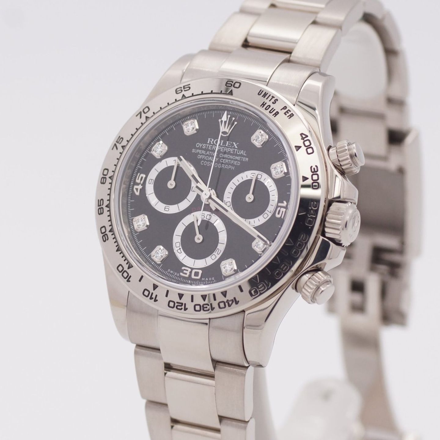 Rolex Daytona 116509 (2020) - Black dial 40 mm White Gold case (4/8)