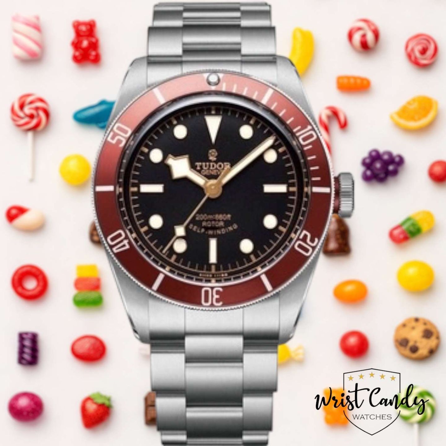 Tudor Black Bay 79220R (2015) - Black dial 41 mm Steel case (1/8)