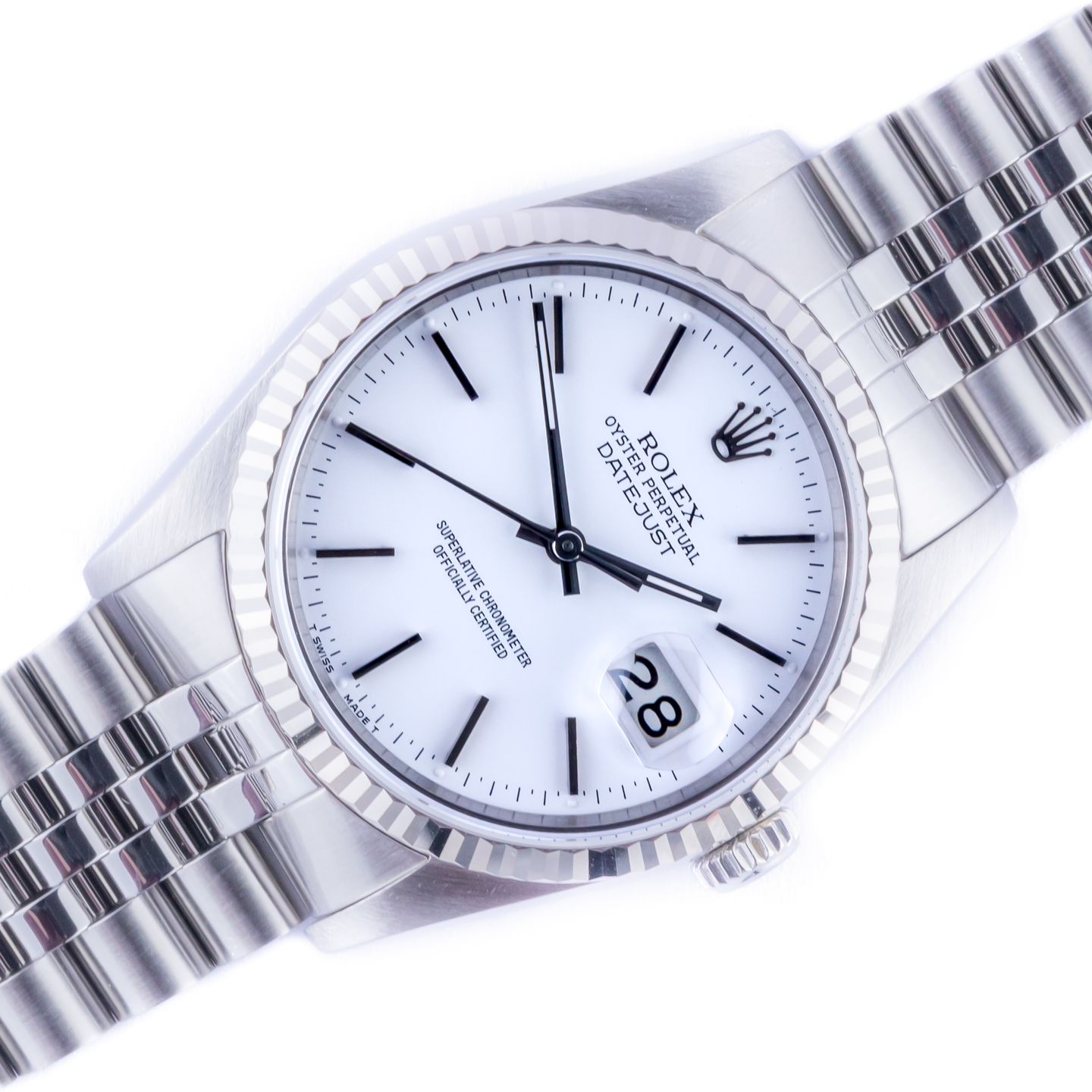 Rolex Datejust 36 16234 (1991) - 36mm Staal (1/8)