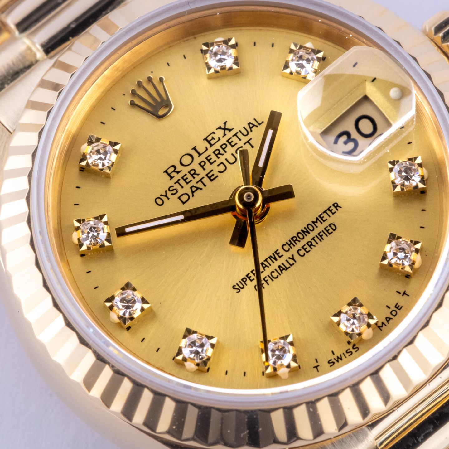 Rolex Lady-Datejust 69178 (1993) - 26 mm Yellow Gold case (2/8)