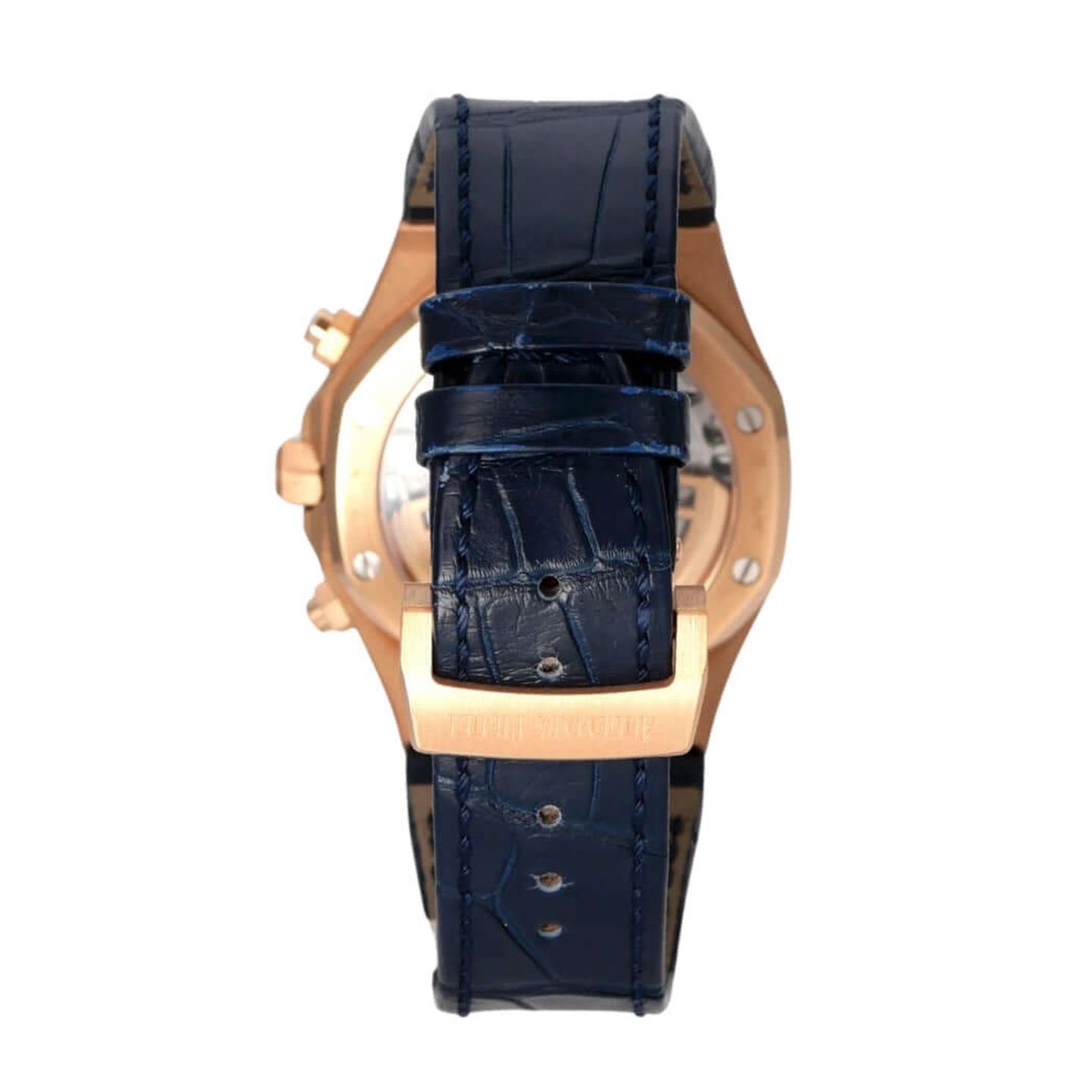 Audemars Piguet Royal Oak Chronograph 26240OR.OO.D315CR.02 (2023) - Blue dial 41 mm Rose Gold case (8/8)