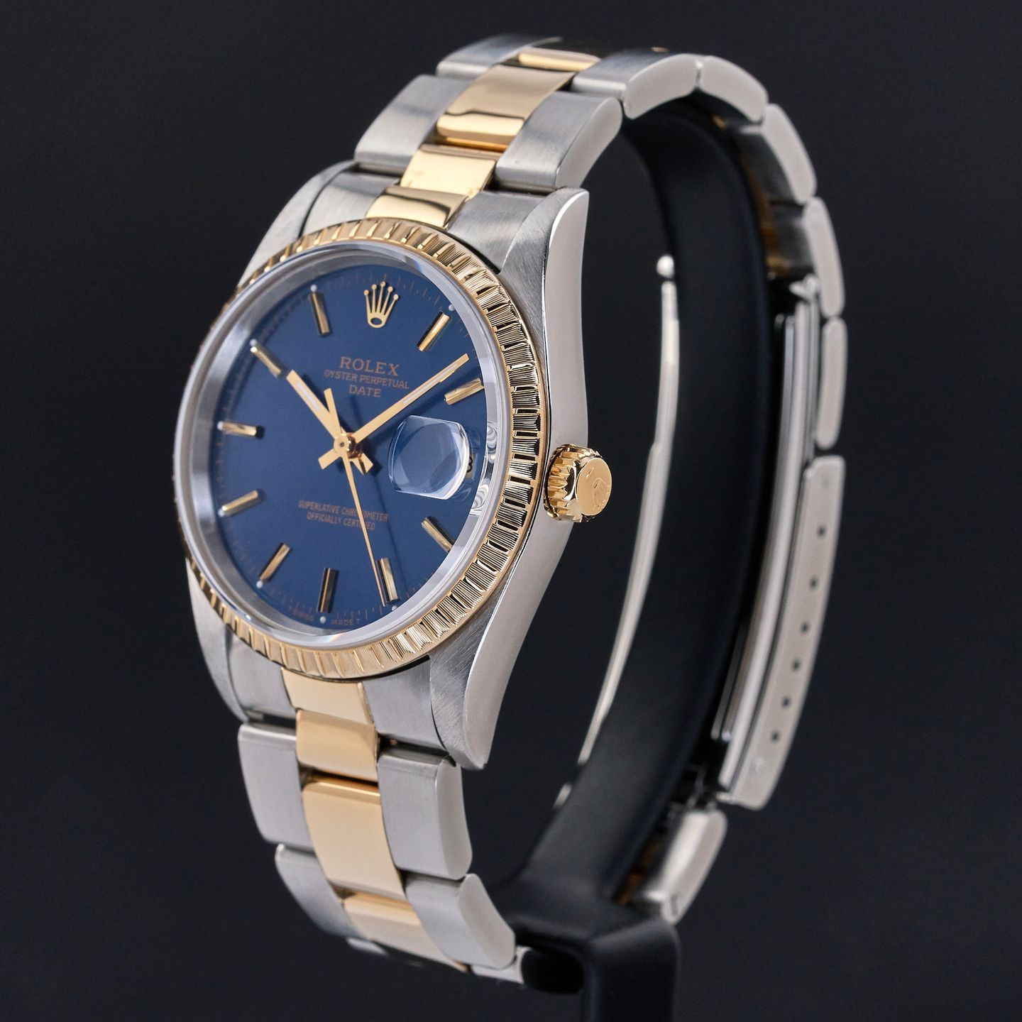 Rolex Oyster Perpetual Date 15223 (1993) - 34 mm Gold/Steel case (4/8)