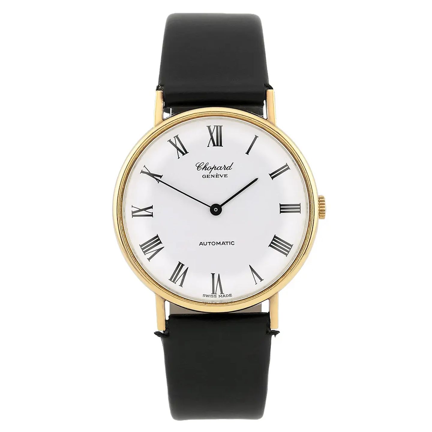 Chopard Classic 1049 (1993) - Wit wijzerplaat 33mm Geelgoud (1/7)