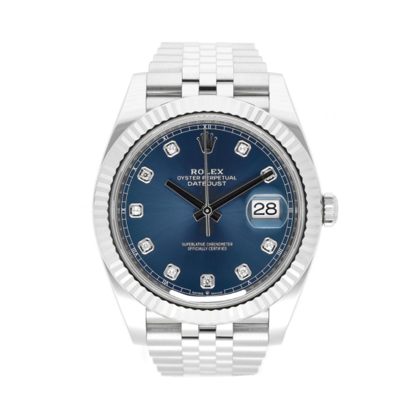 Rolex Datejust 41 126334 (2022) - Blue dial 41 mm Steel case (1/5)