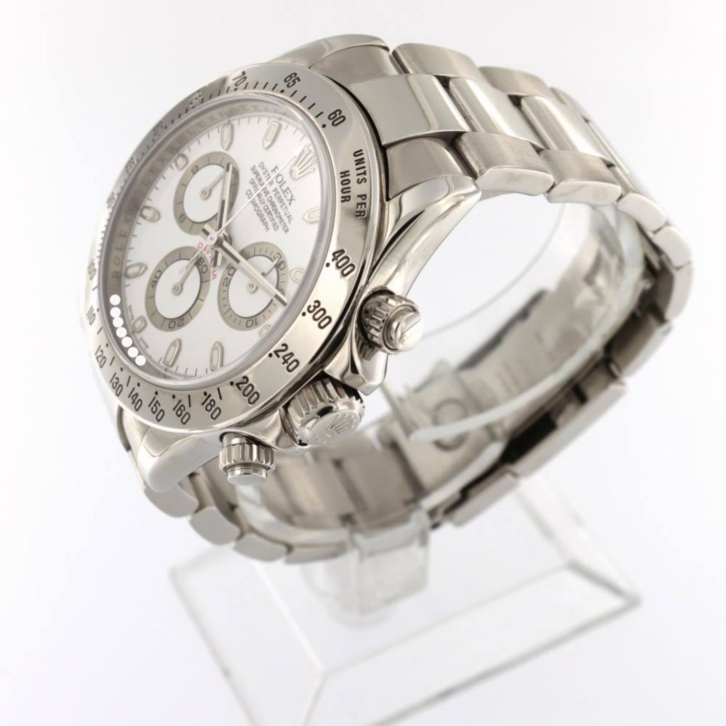 Rolex Daytona 116520 (2006) - White dial 40 mm Steel case (2/6)