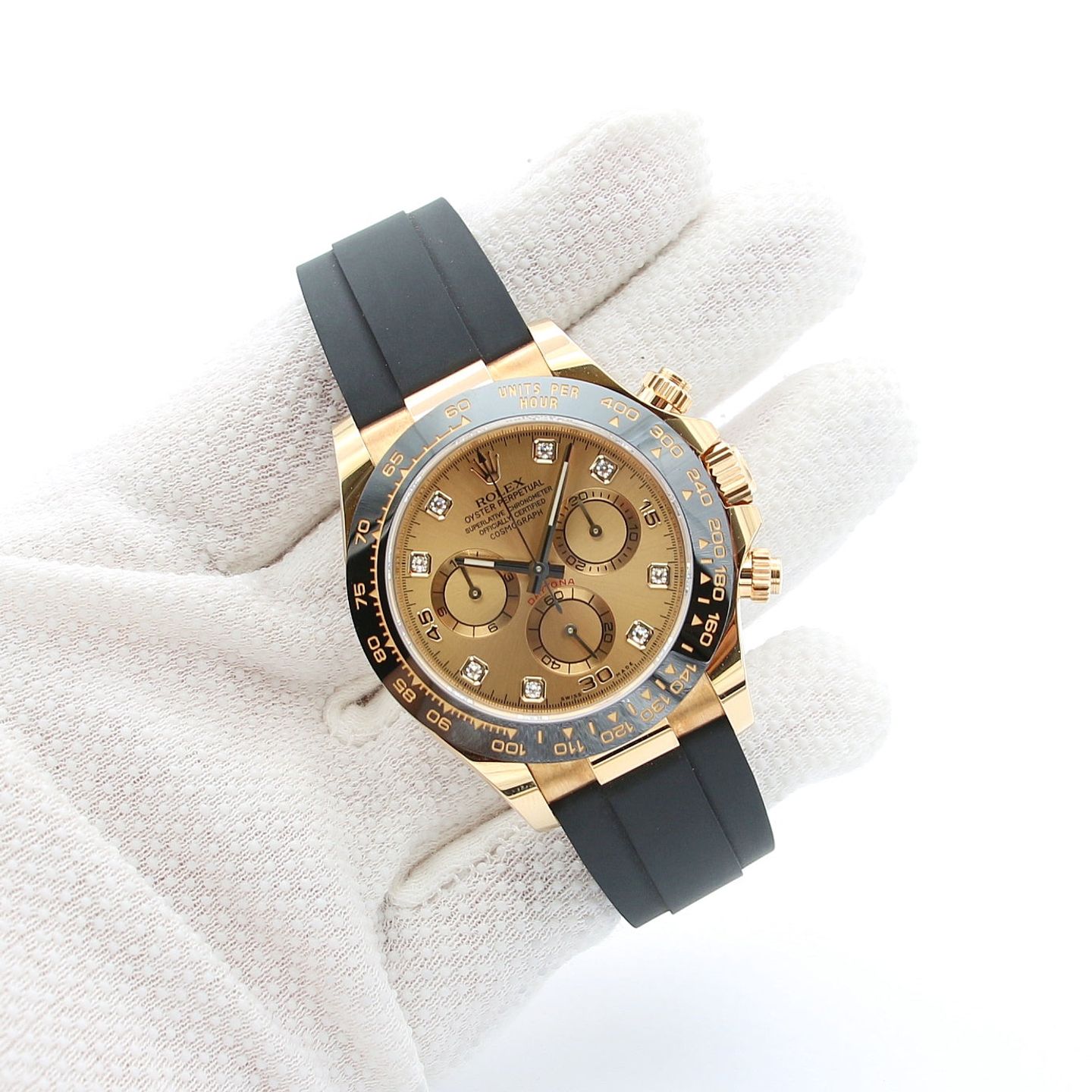 Rolex Daytona 116518LN (Unknown (random serial)) - Champagne dial 40 mm Yellow Gold case (3/8)