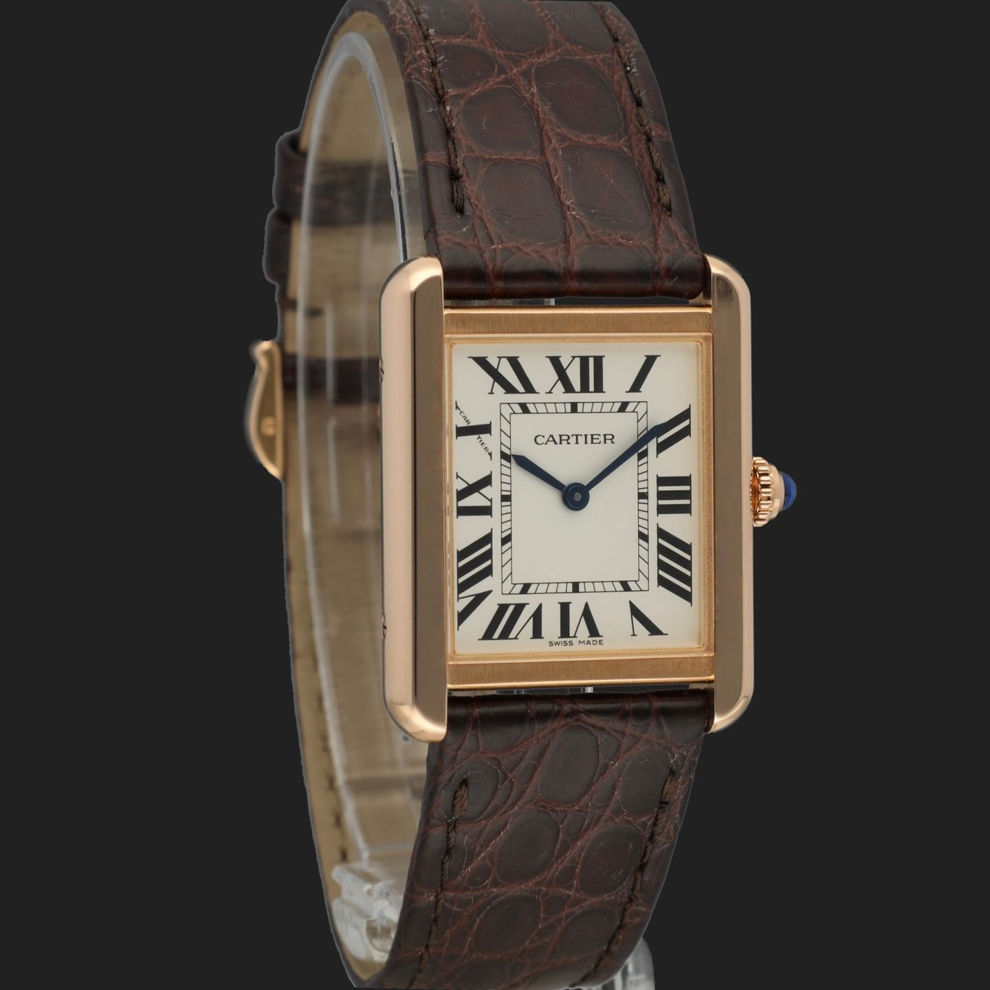 Cartier Tank Solo W5200024 (2020) - Silver dial 31 mm Rose Gold case (4/6)