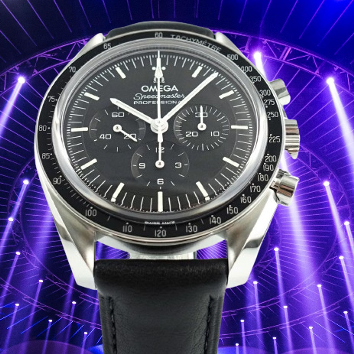 Omega Speedmaster Professional Moonwatch 310.32.42.50.01.002 (2024) - Black dial 42 mm Steel case (1/8)