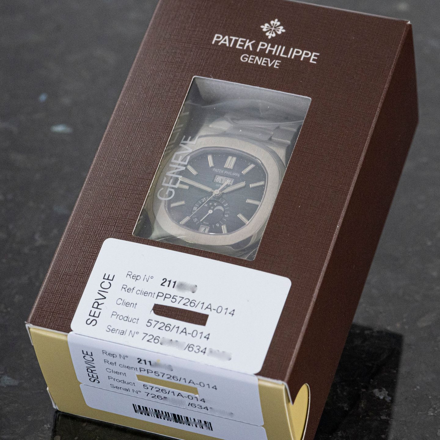 Patek Philippe Nautilus 5726/1A-014 (2019) - Blauw wijzerplaat 40mm Staal (4/8)