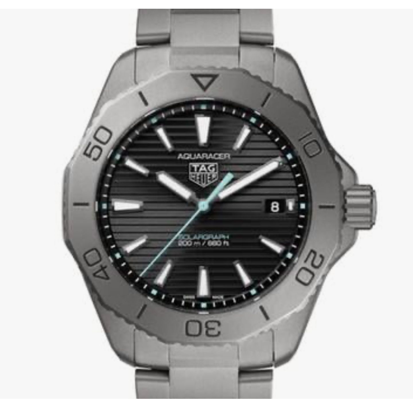 TAG Heuer Aquaracer WBP1180.BF0000 (2024) - Black dial 40 mm Titanium case (1/1)