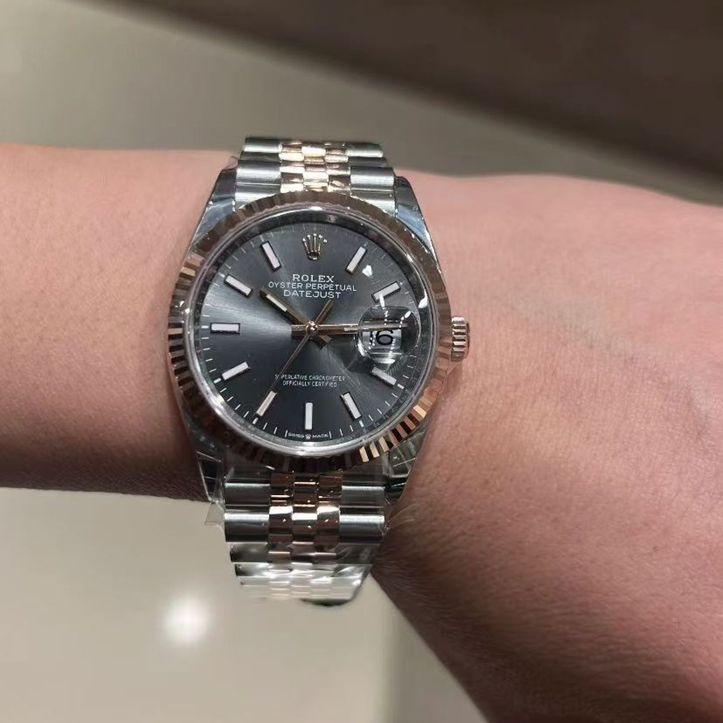 Rolex Datejust 36 126231 (2025) - Unknown dial 36 mm Gold/Steel case (1/2)