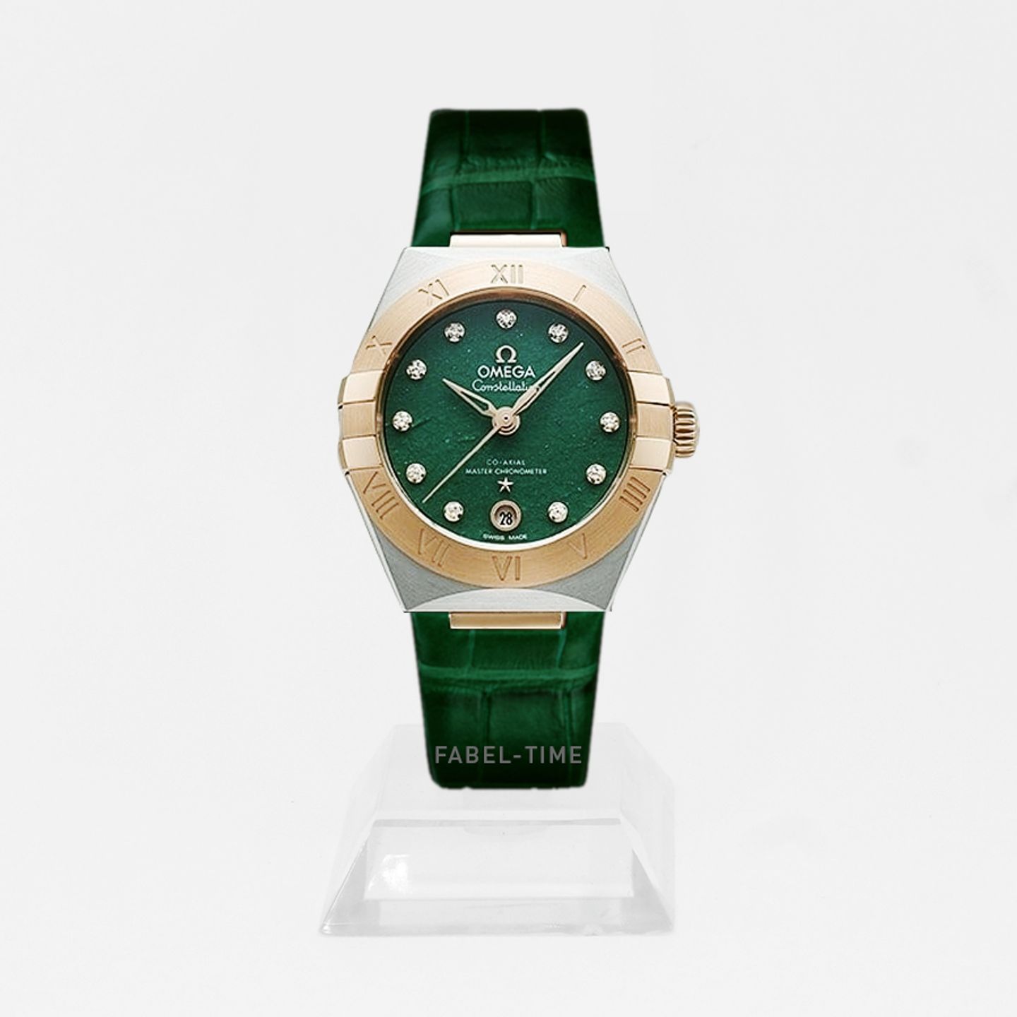 Omega Constellation 131.23.29.20.99.001 (2024) - Green dial 29 mm Gold/Steel case (1/1)