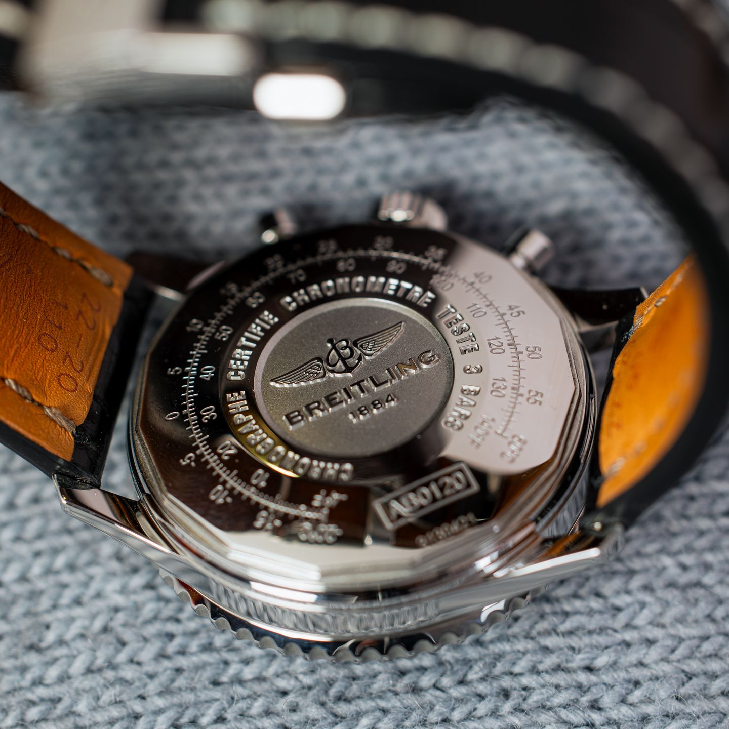 Breitling Navitimer 01 AB012012/BB01 (2013) - Zwart wijzerplaat 43mm Staal (7/7)